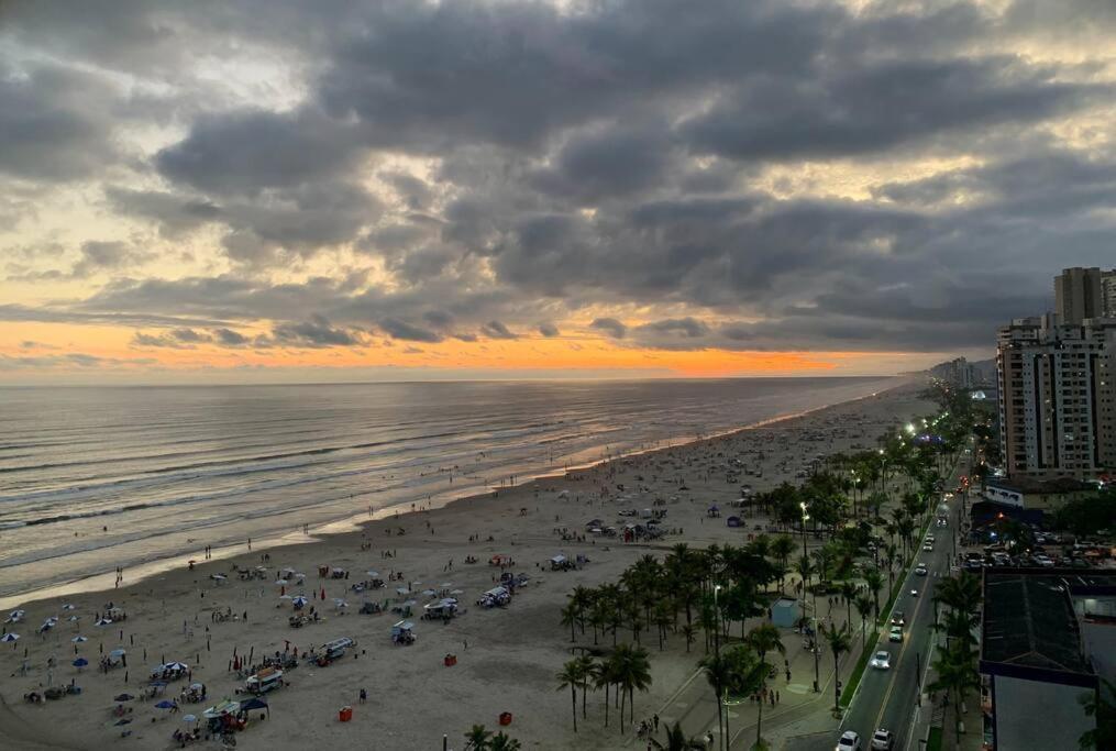 Apto 11O Vista Total Para O Mar Praia Grande  Zewnętrze zdjęcie